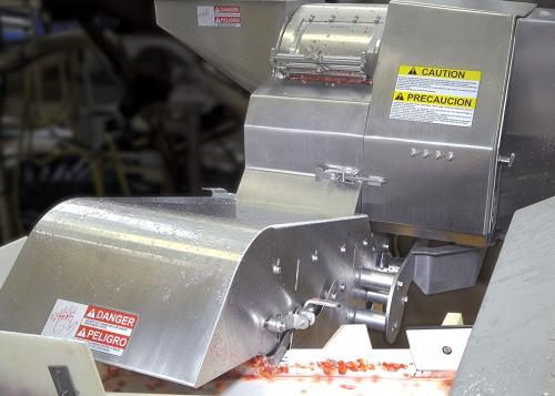 tomato-dicer-discharge-cutting-area Tomato Dicer Discharge Cutting Area